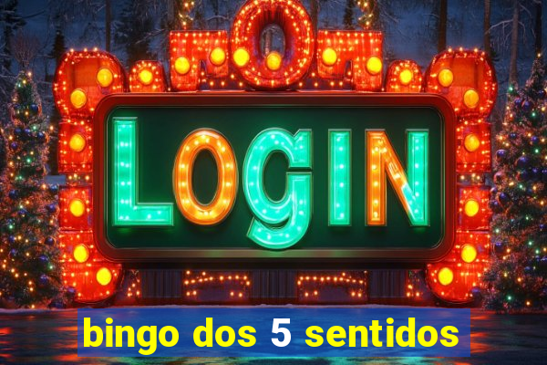 bingo dos 5 sentidos